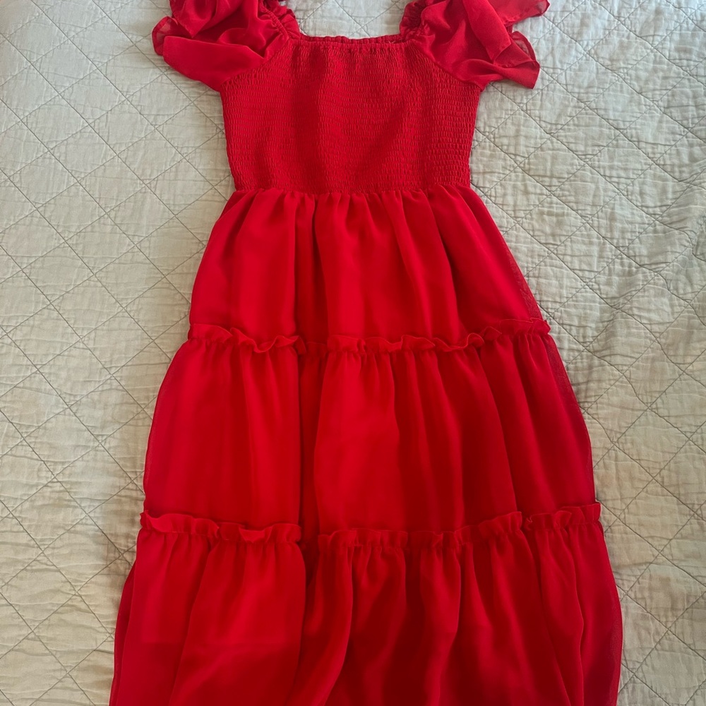 Lulu's Vibrant Red Women’s Dress